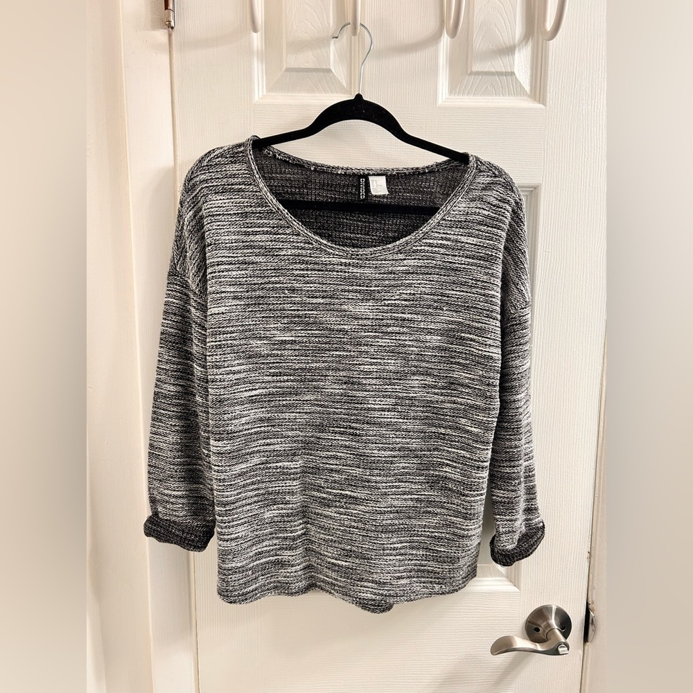 H&M Monochrome Knit Sweater